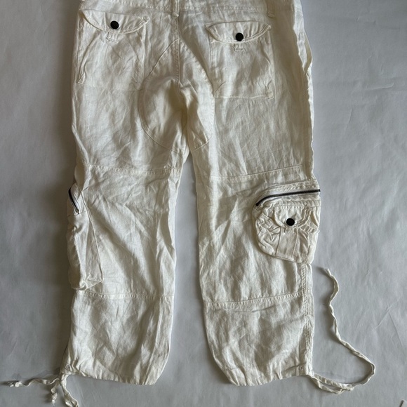 White Cargo Pants - Picture 5 of 5